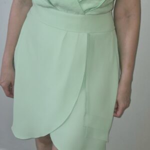 (Novo) Vestido Curto de Alças Verde Água (Tam.M - única peça)