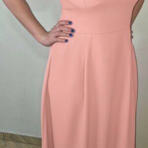 (Novo) Vestido longo com estampa floral delicada
