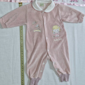 Macacaozinho rose mangas compridas